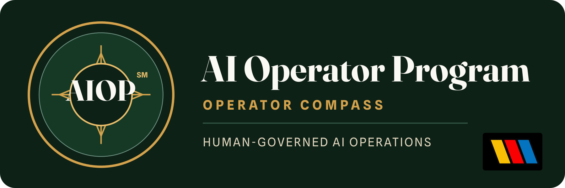 AI Operator Program — Operator Compass — Human-Governed AI Operations