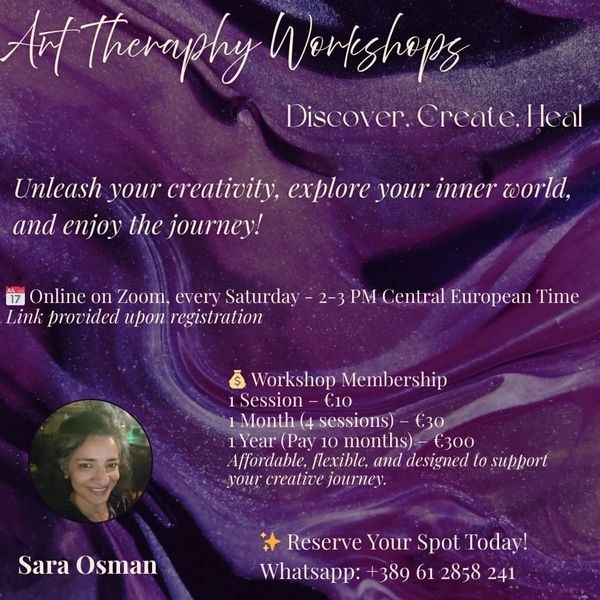 Try Sara Osman's Art Therapy Workshop!